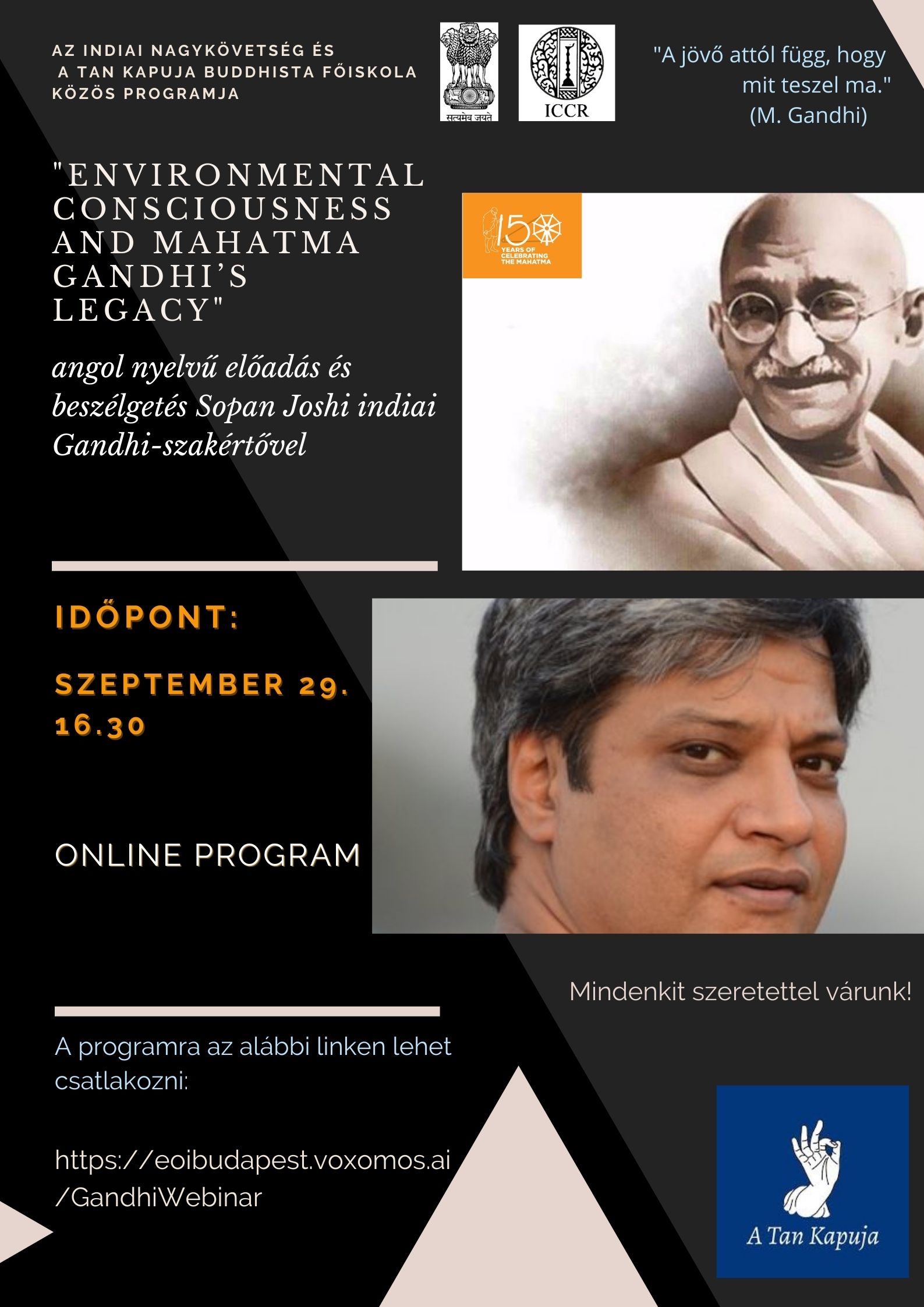 Gandhi Jayanti I Online webinar I Dharma Gate Buddhist College